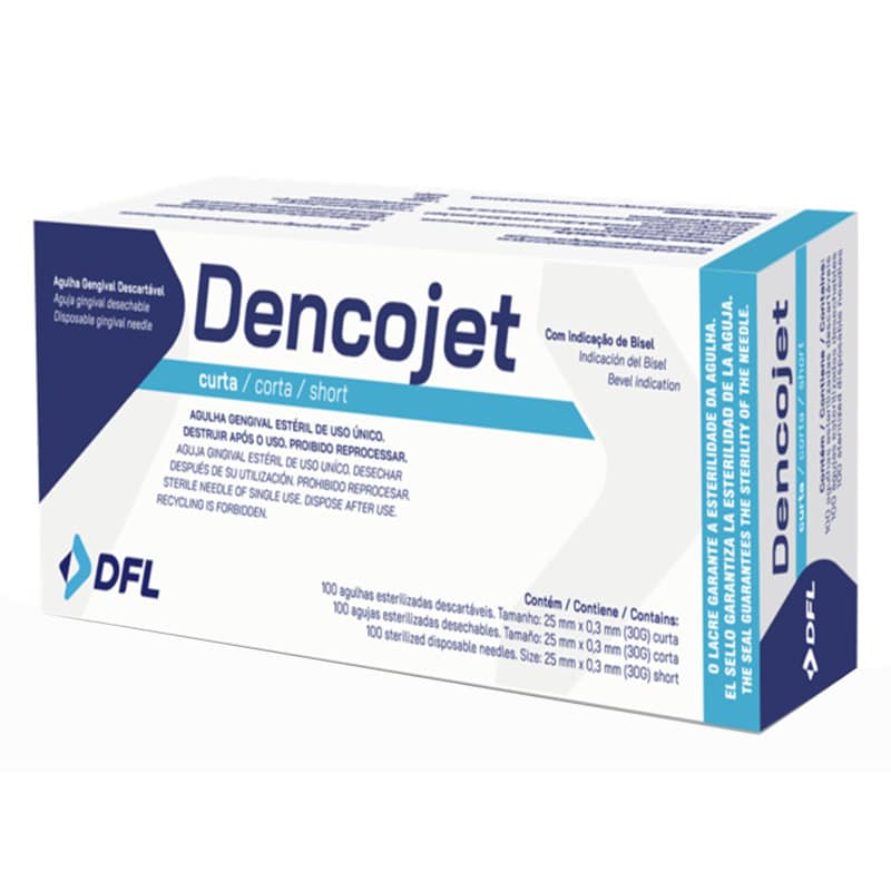 Agulha Gengival Curta Dencojet