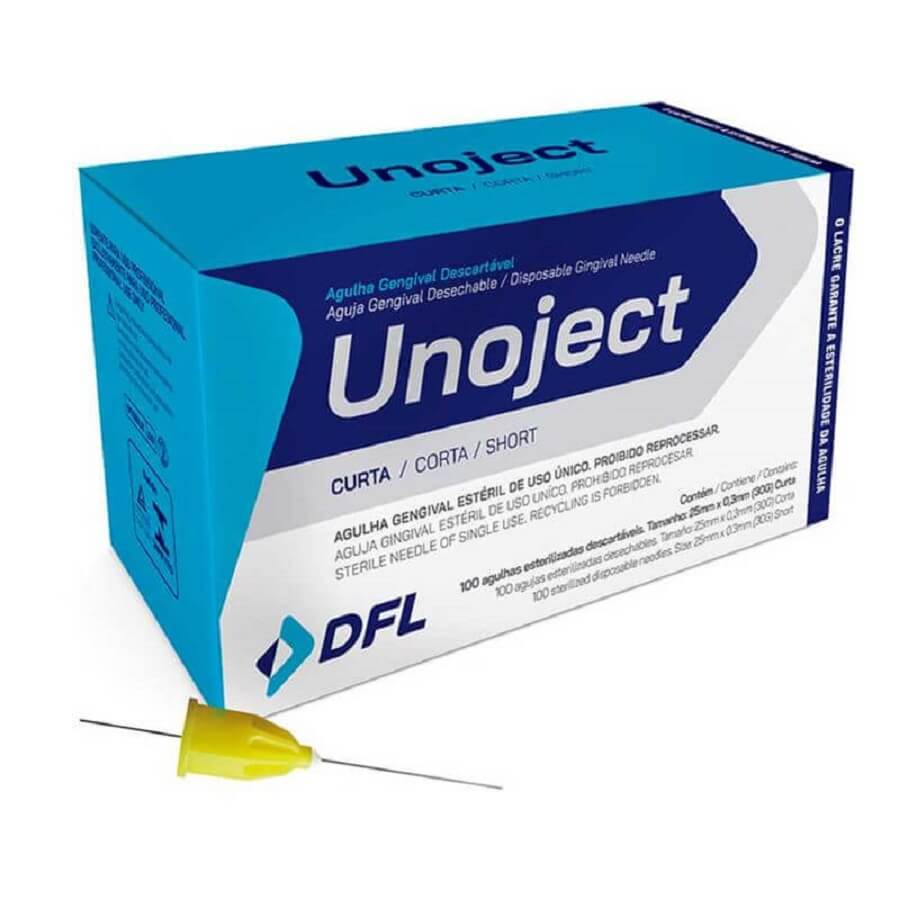 Agulha Gengival Curta Unoject - DFL