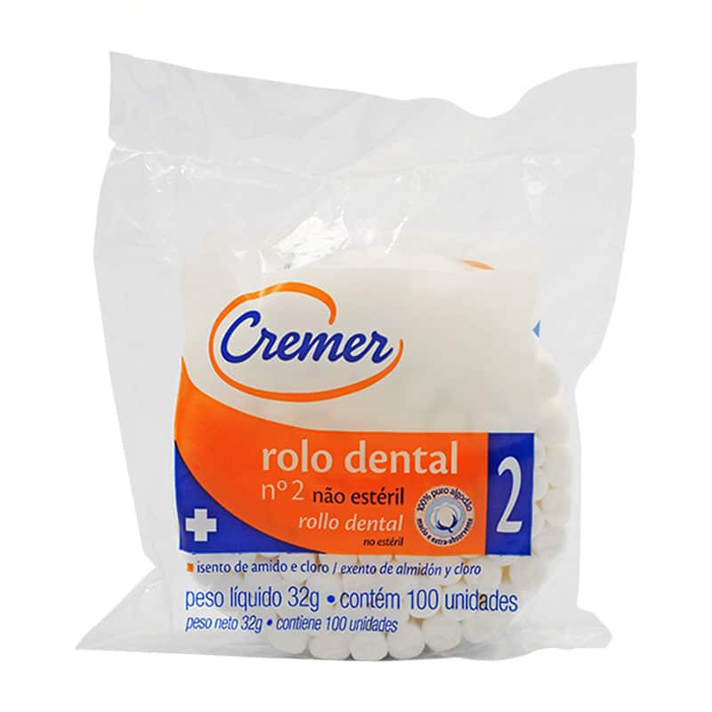 Algodão Rolete Nº 2 - Cremer