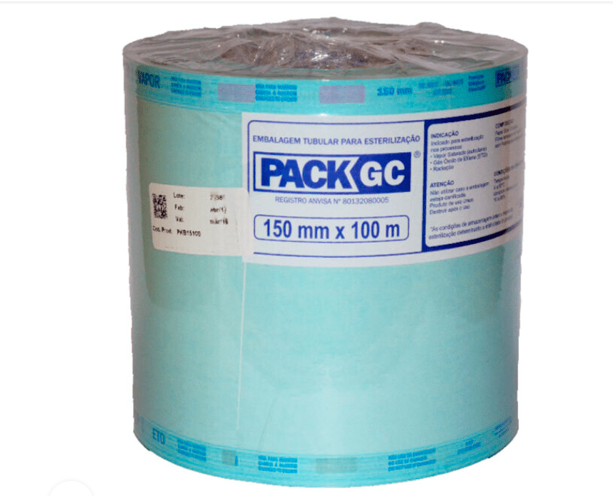 Bobina Papel Grau Cirúrgico 150mm