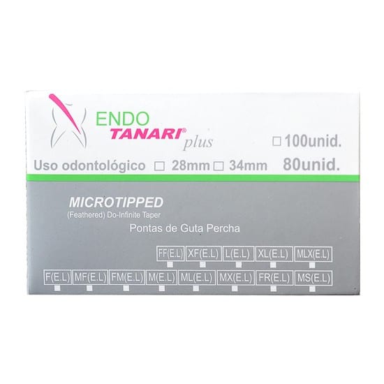 Guta Percha Acessória Microtipped M(EL) - Tanari