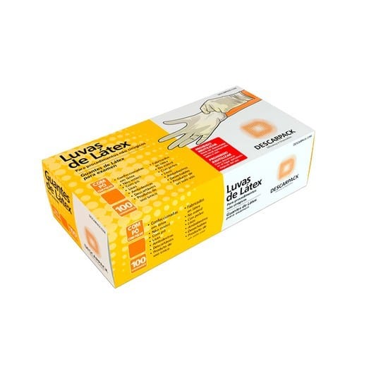 Luva de Procedimento de Látex com Pó - Descarpack